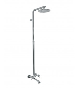 عمود دش مدور عريض مع طاسة ثقيل يورو ستار ايطالي 140سم # ESSC-R01